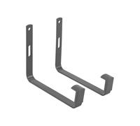 Elho Green Basics Wall Bracket Metal - Anthracite | L 3.3 x An 17 x A 13 cm | Para uso en Exteriores