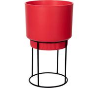 elho Jarrón - B.For Studio Redondo 22 cm - Rojo brillante