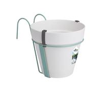 Elho Loft Urban Balcony Potholder Maceta - White | L 28 x An 19.3 x A 20 cm | Macetero por Exterior