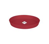 Elho Loft Urban Saucer Round 34cm Plato - Rojo Teatro | Ø 34.1 x Al. 4.4 cm | Adecuada para exterior