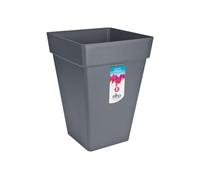 Elho Loft Urban Square High 37cm Maceta - Anthracite | L 37 x An 37 x A 51.3 cm | Macetero por Exterior | Plástico 100% reciclado