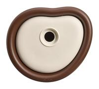Elho Casa de pájaros orgánica de 25 cm, Caja de pájaros para jardín, Adecuada para más de 11 Especies, 100% plástico Reciclado, 27,4 x 16,8 x 25,4 cm, marrón/marrón castaño