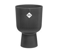 Elho Vibes Fold Coupe 30 - Macetero por Interior - 100% Plástico Reciclado - Ø 29.5 x H 44.7 cm - Anthracite
