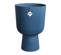 Pot de fleur - Elho - Vibes Fold Coupe - Bleu - L 30 x B 29.5 x H 45 cm - Intérieur - 100% recyclé
