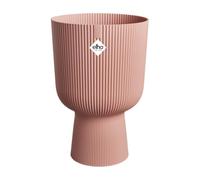 Elho Vibes Fold Coupe 30 - Macetero por Interior - 100% Plástico Reciclado - Ø 29.5 x H 44.7 cm - Rosado/Delicate Pink
