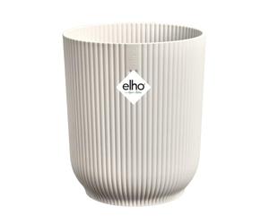 Elho Vibes Fold Orchid High 12,5cm Maceta - Linen White | ∅ 13.2 x 15.2 cm | Macetero por Interior | Plástico 100% reciclado