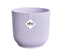 Elho Vibes Fold Round 18cm Maceta - Soft Lilac | ∅ 18.3 x 16.8 cm | Macetero por Interior | Plástico 100% reciclado