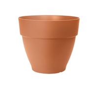 Elho Vibia Campana 35cm Maceta - Terra | Ø 34.5 x Al. 29.7 cm | Apta para exterior | Plástico 100 % reciclado