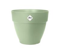 Elho Vibia Campana 55cm Maceta - Pistache Green | Ø 54.5 x Al. 47 cm | Apto para exterior | Plástico 100% reciclado