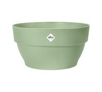 Elho Vibia Campana Bowl 34 - Macetero por Exterior - Ø 33.9 x H 17.4 cm - Verde/Pistache Green