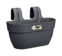 Elho Vibia Campana Easy Hanger Medium Jardinera - Anthracite | L 24.1 x An. 36 x Al. 26.5 cm | Apta para exterior