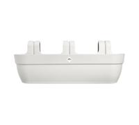 Elho Vibia Campana Easy Hanger XXL 70 - Jardinera por Balcón Exterior - 100% Plástico Reciclado - L69 x B26.8 x H23.7 cm - Blanco/Silky White