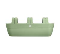Elho Vibia Campana Easy Hanger XXL 70 - Jardinera por Balcón Exterior - 100% Plástico Reciclado - L69 x B26.8 x H23.7 cm - Verde/Pistache Green