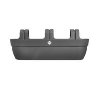 Elho Vibia Campana Easy Hanger XXL 70 - Jardinera por Balcón Exterior - 100% Plástico Reciclado - L69 x B26.8 x H23.7 cm - Negro/Anthracite
