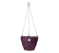 Elho Vibia Campana Hanging Basket 26 - Macetero por Exterior - Ø 26.0 x H 18.4 cm - Violeta/Morado Arce