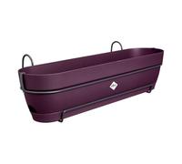 Elho Vibia Campana Trough allin1 70cm jardineras - Morado Arce | L 26 x An. 70.4 x Al. 17.7 cm | Plato integrado