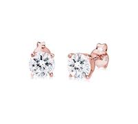 Eli - Pendientes para Mujer de Plata de Ley con Cristales | Plata de ley 925 chapada en oro rosa