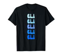 Eli Retro Name Stack Design Camiseta
