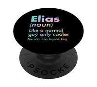 Elias como Un Chico Normal Solo Cooler Legend King Nombre PopSockets PopGrip Adhesivo