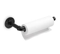 Elibbren - Soporte para Toallas de Papel de Cocina Industrial, Resistente, para Bricolaje, Industrial, rústico, Montaje en Pared, Toalla de Papel para Cocina, baño, 1 Paquete