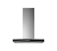 ELICA ADELE BLIX/A/90 Campana Pared Aspirante 90 cm Inox + Vidrio Negro Clase A