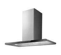 Elica GALAXY BLIX/A/80 PRF0008948B Campana de pared cm. 80 - acero inoxidable + vidrio negro - Clase de eficiencia energética: C