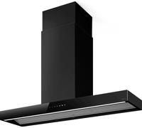 Elica Haiku Dry Island - Campana de Isla 90 Cm Control Táctil WiFi Clase A+ Negra