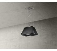 Elica Ikona Light Bl/F/60 Campana Isla Filtrante Negro Efecto Soft Touch