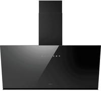 Elica Just Dry BL/A/80 - Campana Decorativa de Pared 80 Cm Iluminación LED Clase A Cristal Negro
