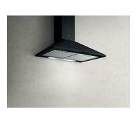 Elica Missy Bl / A/60 Campana Pared Extractora Iluminación LED Vidrio Negro
