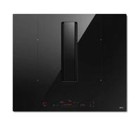 elica NIKOLATESLA ALPHA B BL/A/60 - PRF0196211 Placa de inducción con campana extractora integrada Encastrado | Clase energética A | Vidrio negro, Campana integrada, Controles táctiles
