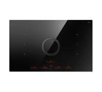 elica NIKOLATESLA SWITCH EVO BL/A/83 - PRF0196328 Placa de cocción con campana extractora integrada Empotrable | Clase energética A++ | Placa de inducción con campana integrada, 83 cm de ancho, vidrio
