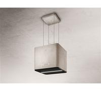 Elica PRF0146222 - Campana de isla Pix 42 cm Filtrante efecto cemento