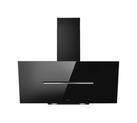 Campana De Pared ELICA SHY S BL/A/90 Con Control Táctil Y Cristal Negro