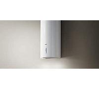 Elica Stone WH/A/33 - Campana (Canalizado, 630 m³/h, 65 Db, Montado en pared, Acero inoxidable, Color blanco, Botones)