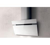 Elica Stripe WH/A/90 - Campana Decorativa de Pared 90 Cm Iluminación LED Clase B Cristal Blanco