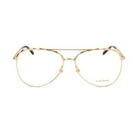 Elie saab es020 es/020 j5g - gafas para mujer, montura óptica dorada,