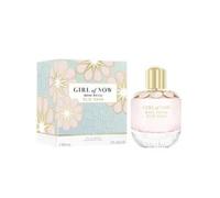 Elie Saab Girl of Now Rose Petal 90 ml - Eau de Parfum de Mujer - Perfume Floral Afrutado - Notas Florales y Frutales - Botella de Cristal Transparente