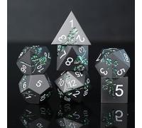 Elifel DND Dados Metálicos DND de 7 Piezas D4 D6 D8 D10 D12 D20 D% Dados Poliédricos Metal D&D para Dungeons and Dragons Pathfinder MTG Juegos de rol