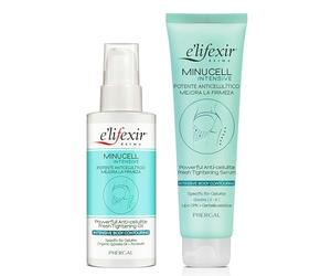 Elifexir | Aceite + Sérum Minucell Intensive | Potente anticelulítico | Mejora la Microcirculación, Reduce Celulitis II, III y Mixta | Drena, Reafirma | Centella Asiática + Cafeína | 100 ml + 150 ml