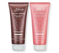 Elifexir | Ritual Cuidado Y Belleza Escote | Exfoliante Cacao Sense + Crema Reafirmante y Nutritiva De Senos y Escote | Hidratación, Firmeza y Efecto Tensor