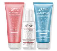 Elifexir | Ritual Mami Fit | Senobell, Crema Antiestrías y Aceite Antiflacidez con Bakuchiol | Cuidado Integral de la Mujer en Embarazo, Postparto, o cambios de peso