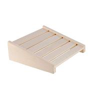 Eliga - Reposapiés o cabeza de madera clara encolada