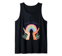 Elige amabilidad, corazón retro, positividad, sé amable y motivacional Camiseta sin Mangas
