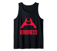 Elige amabilidad, corazón retro, positividad, sé amable y motivacional Camiseta sin Mangas