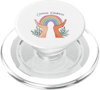 Elige amabilidad, corazón retro, positividad, sé amable y motivacional PopSockets PopGrip para MagSafe
