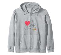 Elige amabilidad, corazón retro, positividad, sé amable y motivacional Sudadera con Capucha