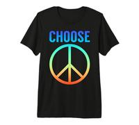 Elige el diseño de Color arcoíris de Paz para Personas Amantes de la Paz Camiseta Premium