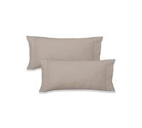 Elige - Funda Almohada Microfibra (Beige, Almohada 135 CM) 1 UD