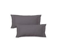 Elige - Funda Almohada Microfibra (Gris, Almohada 150 CM) 1 UD